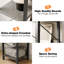 168cm H x 34.8cm W Metal Bookcase-975218477