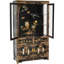 Black Lacquer China Cabinet - Royal Ladies
