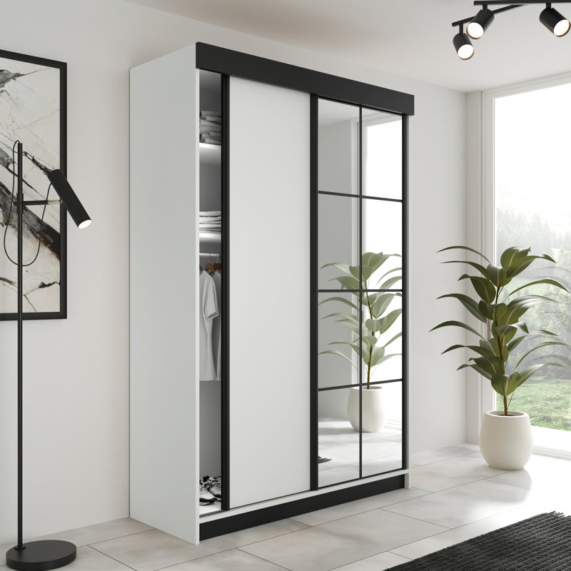 Alessandrini Manufactured Wood Wardrobe, White