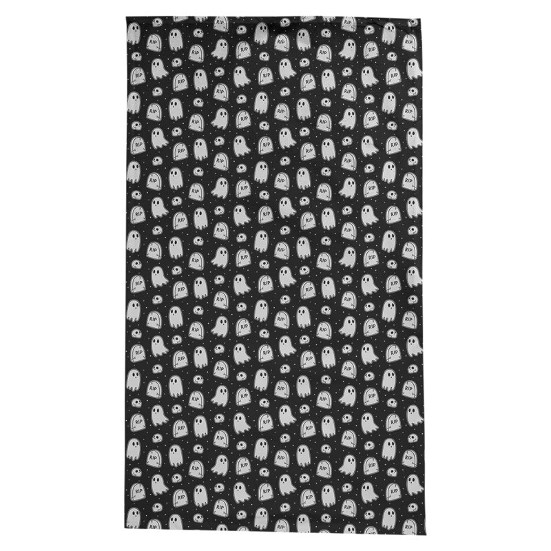 Nappe à motif géométrique avicia, Noir / Blanc