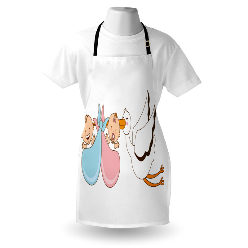 No Pattern Bib Apron