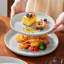 24 Piece Stoneware Dinnerware Set - Service for 8 -110663227