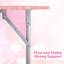 Table de manucure portable avec roulettes et tiroir