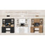 Bureau d'ordinateur à 3 tiroirs l 63 po x H 74,8 po-1545382918