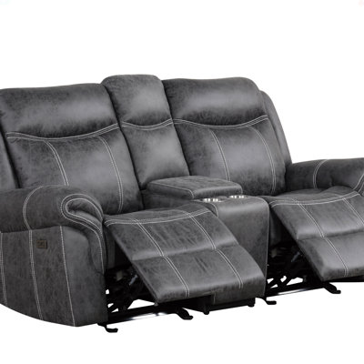 Causeuse en microfibre Zubaida