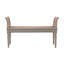 Furniture Classics Castlewood Greige Mahogany Cane Bench