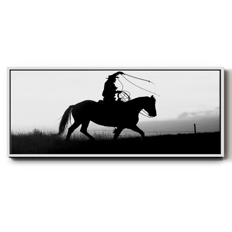 «Rope and Ride II», toile encadrée, H 20 po x l 50 po