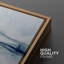 «Elegant Watercolor Paysages Blue Tons, vue panoramique, illustrations», 3 pièces-99077660-99077661