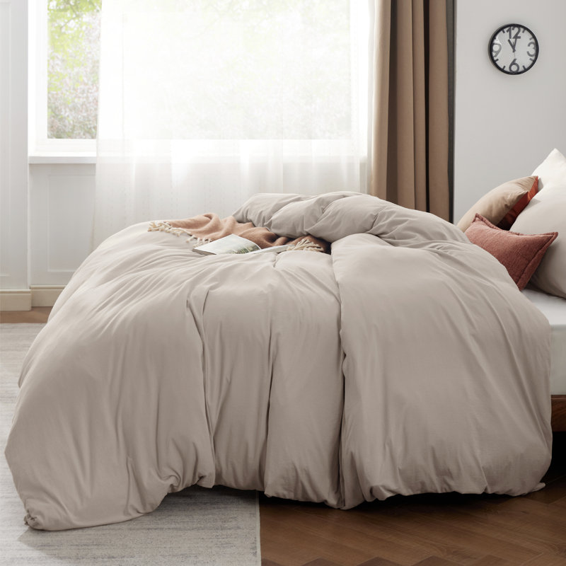 Ensemble de literie 100% coton, Housse de couette grand + 2 pièces supplémentair