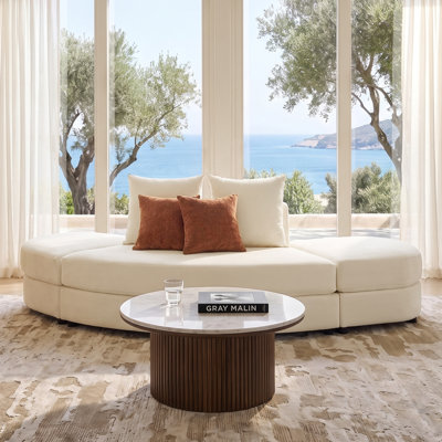 Upholstered Sectional Symmetrical