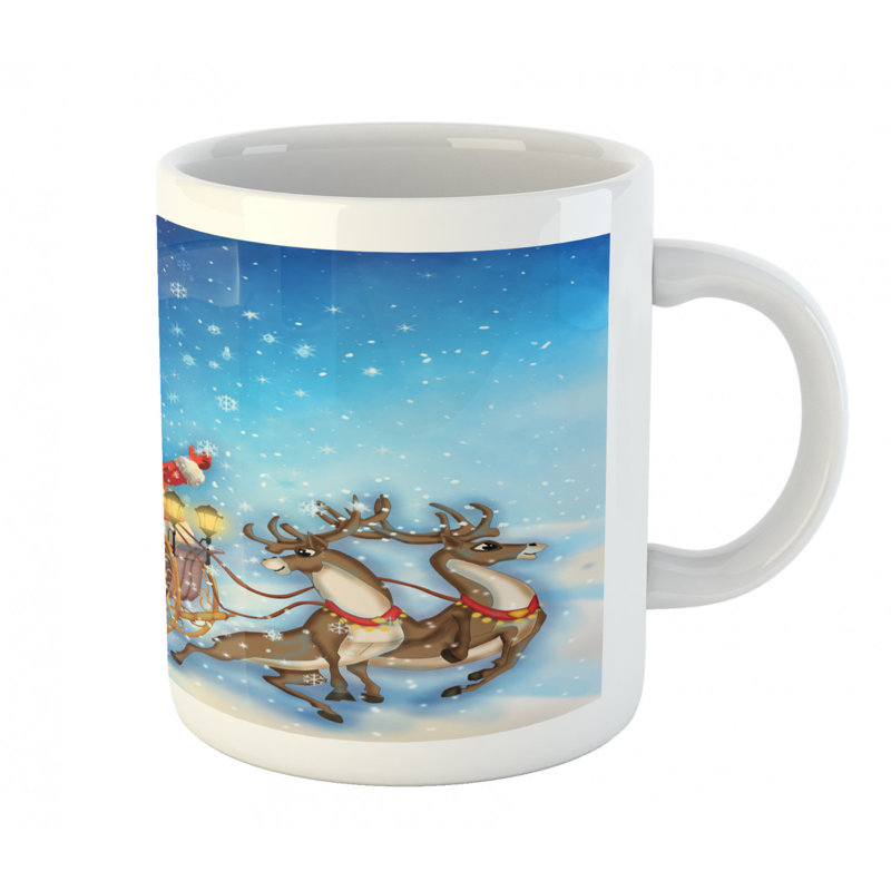 Grande tasse à café santa