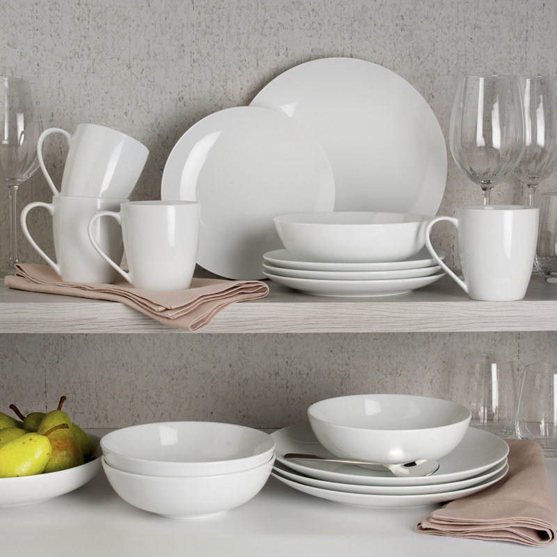 Claire Everyday Classic Coupe 16 Piece Dinnerware Set