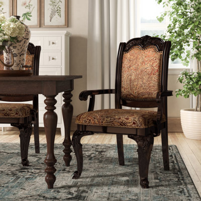 Palmyra 19'' H Fabric Upholstered Pine Armchair