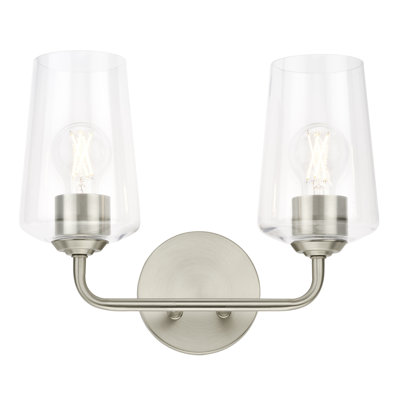 Celino Two-Light Bath & Vanity with Glass
