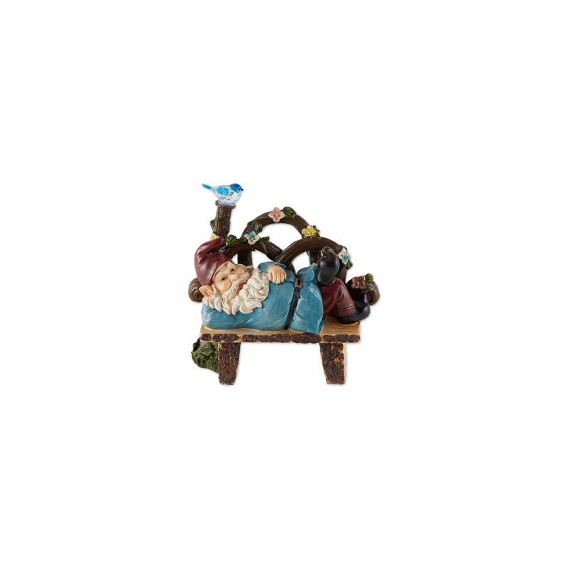 Solaire d'après-midi sieste gnome