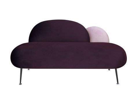 Plum Loveseat, Violet/Pink