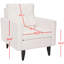 Fauteuil capitonné de 29,9 po de largeur-1920341566