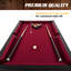 Ensemble de table de billard Charleston 66 "avec boules et queues de billard Barrington