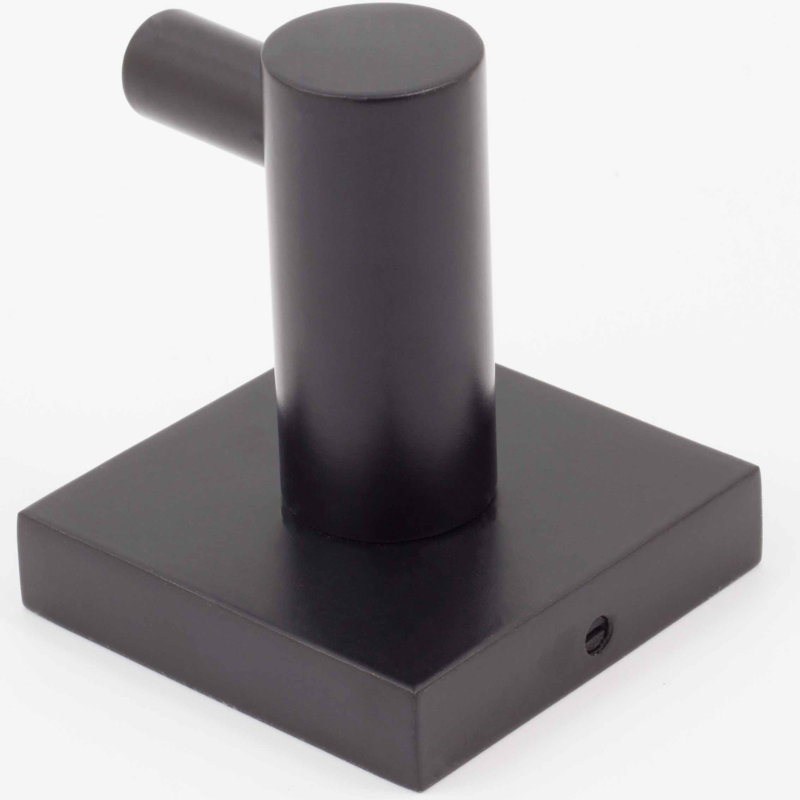 Vienna Wall Mounted Robe Hook, Matte Black