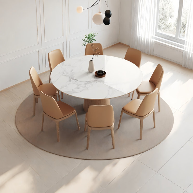 Table de salle à manger Modern, H 29,5 po x L 59,1 po x l 59,1 po