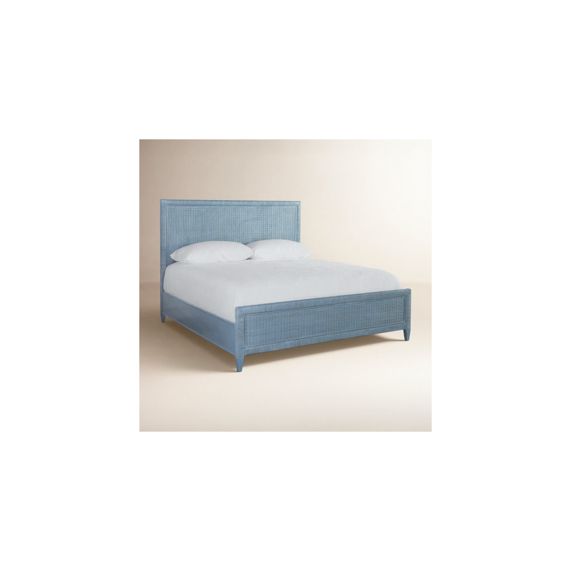 Monterey Woven Bed, Sea Glass, Queen
