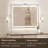 Katyusha LED Lighted Bathroom Vanity Mirror 3-Color Temperature Frontlit & Backlit Dimmable & Anti-Fog-1608699717