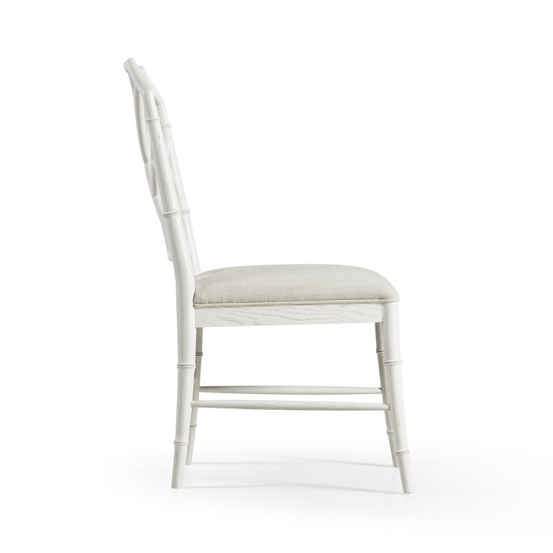 Saros Upholstered Dining Chair, Chalk White