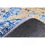Tapis bleu super doux à motif abstrait lavable à la machine-664116876