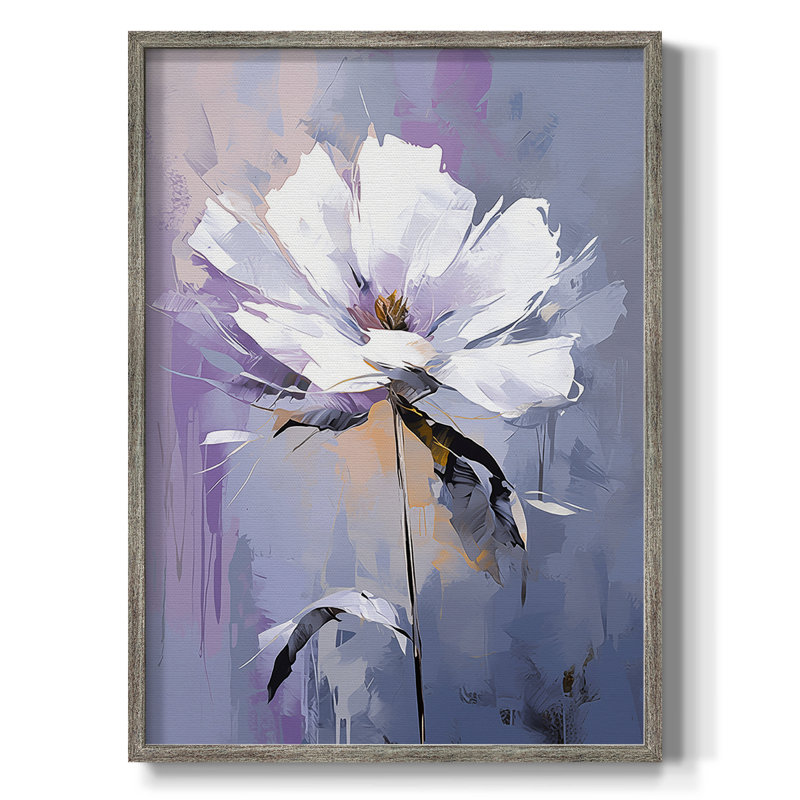 Reproduction encadrée FLORAL Series CD XXXII - bois massif, H 11 po x l 9 po