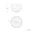 Cascade 1 - Light 6'' Crystal Bowl LED Flush Mount-69525511
