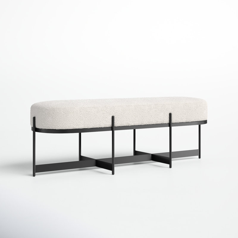 Jinny Polyester Upholstered Bench