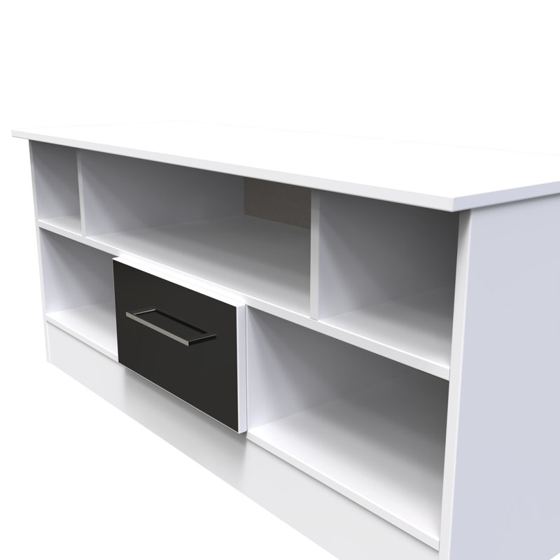 Stiner Unfinished TV Stand for TVs up to 50", Black