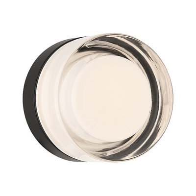 Outdoor, 5", Matte Black, Clear Smooth Glass