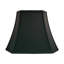 Abat-jour rectangulaire basique à coins coupés Royal Designs, Inc. BSO-710-12BLK/GL-2, (12,7 x 16,5) cm x (20,3 x 30,5) cm x 25,4 cm, noir et doré, lot de 2-59895637-59895639