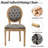 Mid-century Wood Rectangular Pedestal Dining Set with French Dininig Chair-845900160-844380192