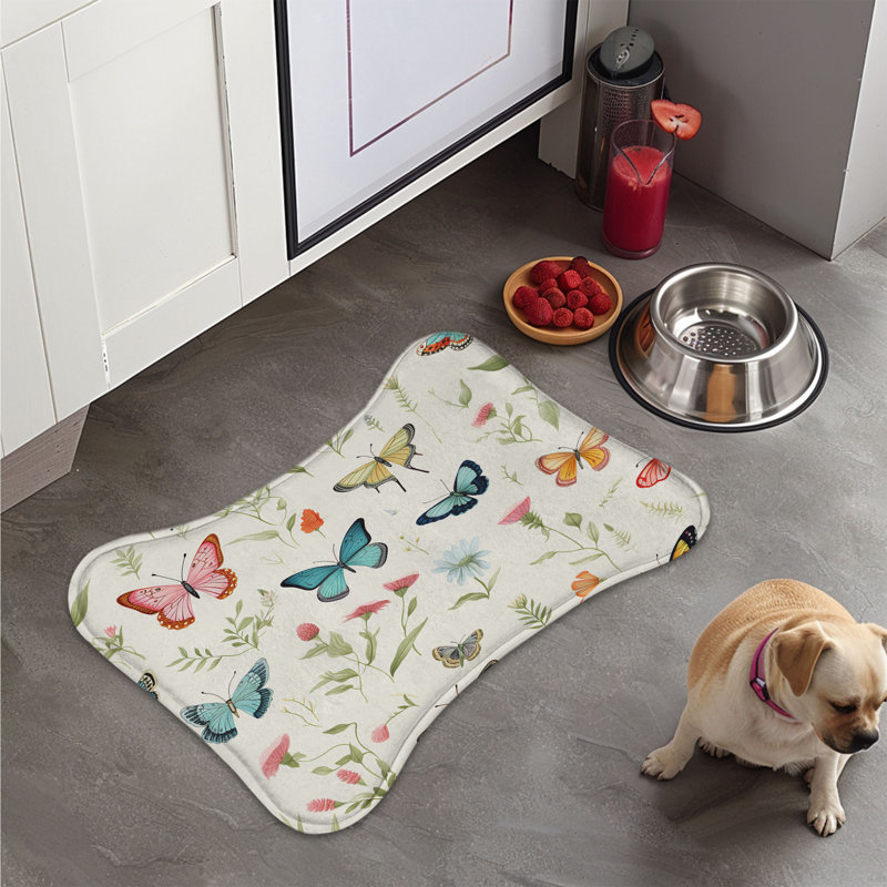 Wings & Blooms - Tapis d'alimentation en os 1 pièce