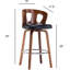 Tabouret de bar pivotant Mid-Century