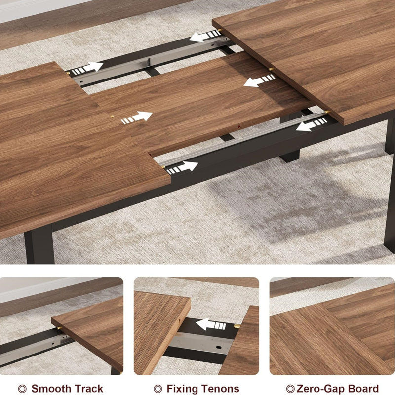  5-pcs(2 Benches & 2 Stools),dining Table Set For 6-8 With Benches And Stools