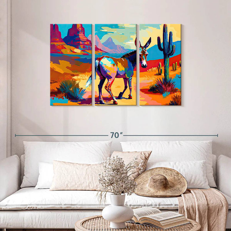Southwestern Donkey, 28" H x 45" W