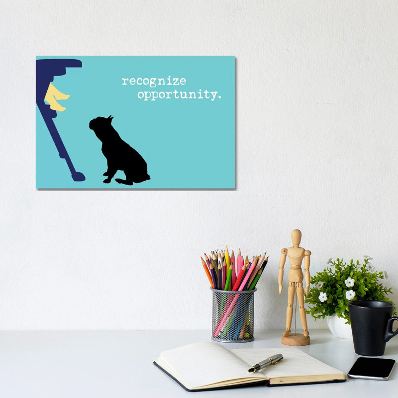 Opportunity II by Dog Is Good And Cat Is Good - Wrapped Canvas Print, 20.32 cm H x 30.48 cm W