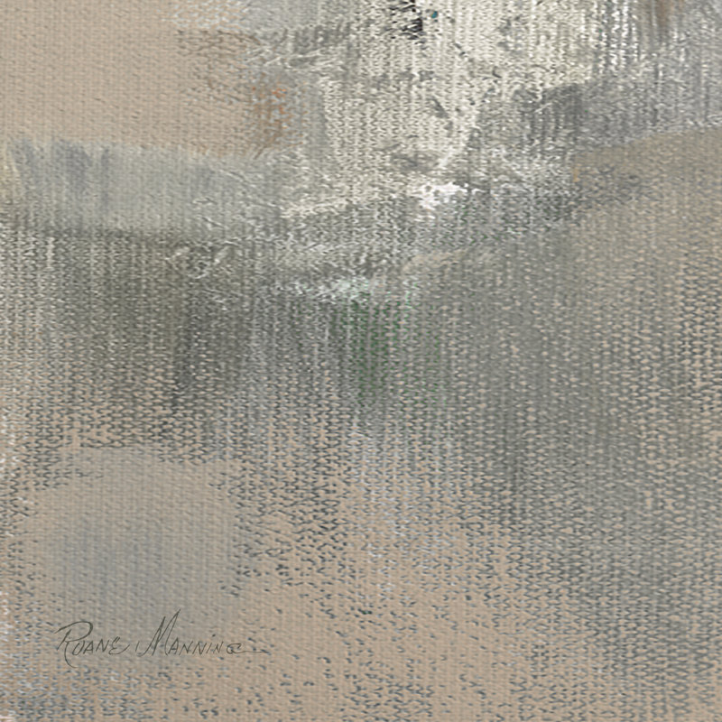« shoreline reflection i », reproduction de peinture à l’acrylique sur toile tendue, H 24 po x l 24 po x P 1,5 po