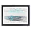 Blue Boat upon the Beach in Abstract - Picture Frame Drawing Print-55686954-55686956