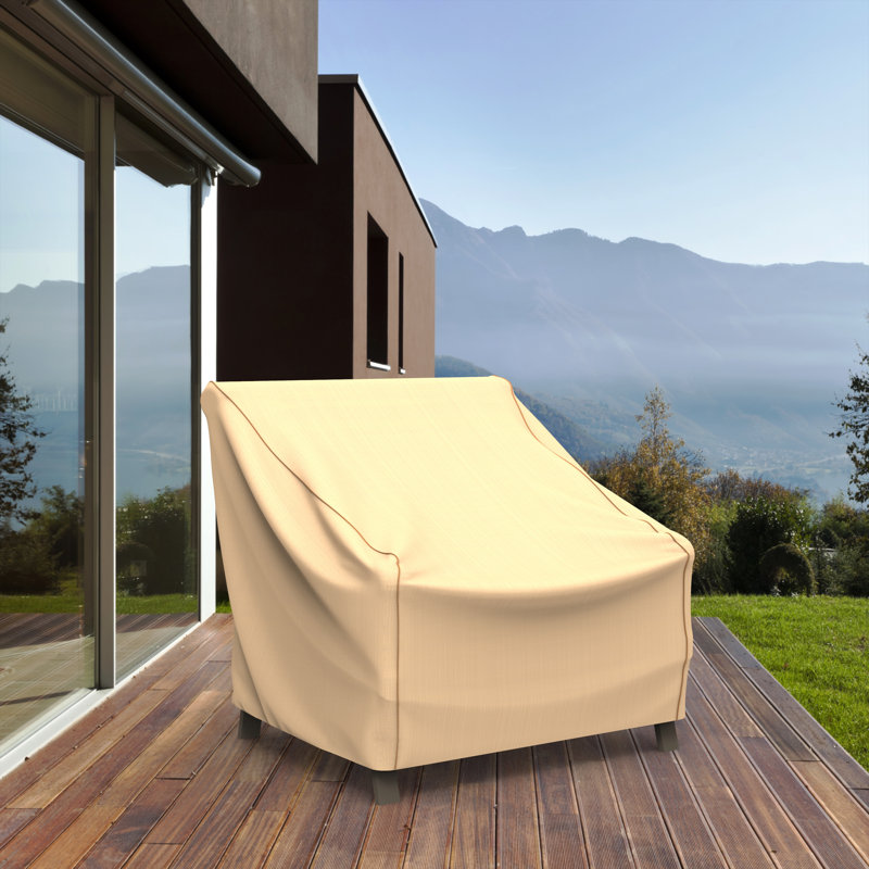 Housse de chaise de patio résistante à l'eau Miguel, H 34 po x l 36 po x P 41 po