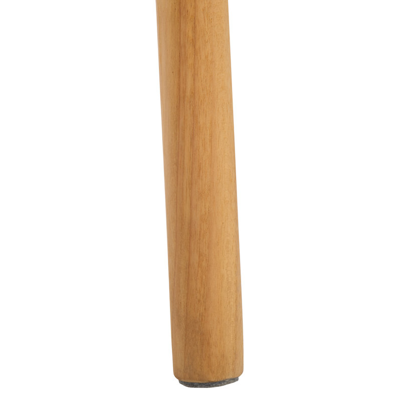 Tabouret de comptoir en cuir tissé Hentges, Brun
