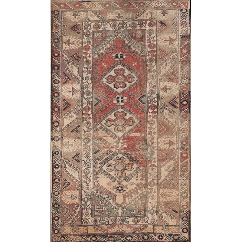 Tapis turc rétro noué