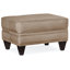 Repose-pieds rectangulaire en cuir véritable de 28,5 po de largeur Reddish-52503475-52503502-52503471