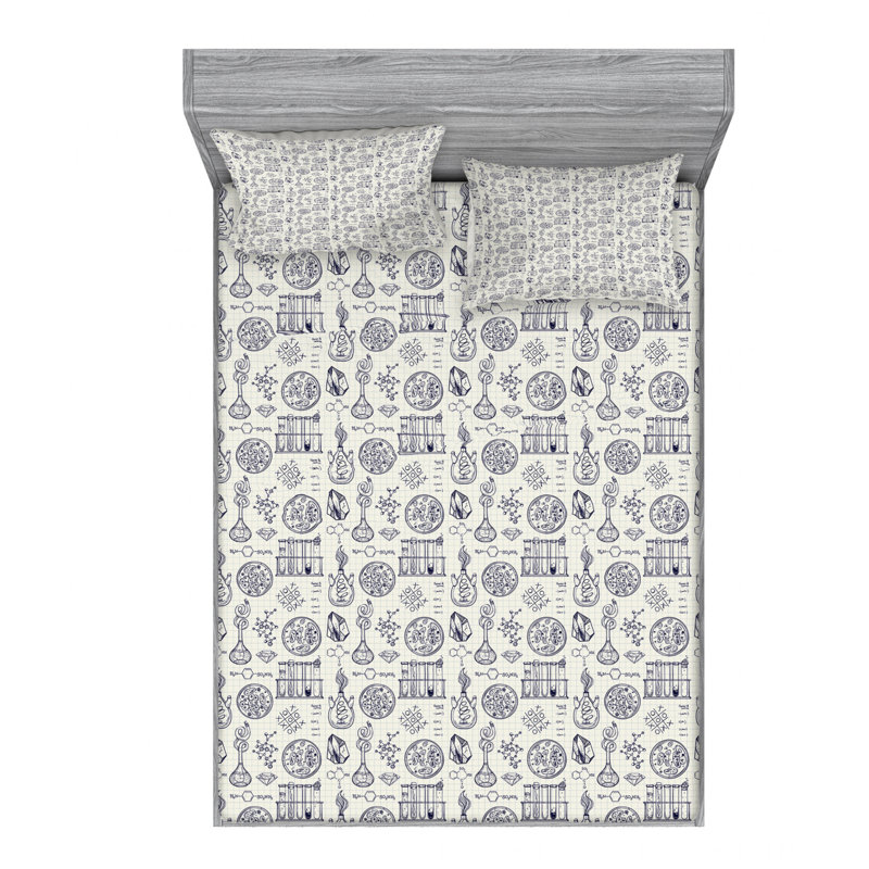 Microfiber Sheet Set, Full Sheet Set with Fitted Sheet