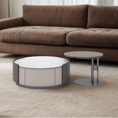 2 tables gigognes avec rangement Frame