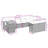  Garden Sofa Set Black, Cream White