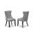 3-Piece Antique Walnut Finish Solid Wood Top-Round Upholstered Dining Room Set with Dropleaf-Seats 4-155756910-155756907